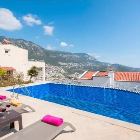 Holiday home Tua Kalkan / Cozy Duplex With Splendid Seaview & Pool *
